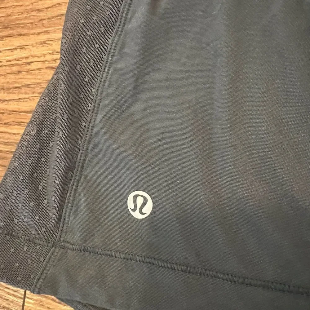 Lululemon Grey Workout Tank with Builtin Bra